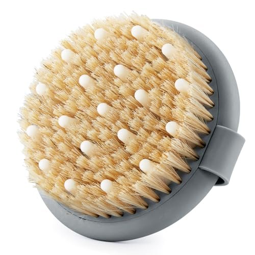 dry brushing body brush for massage natural boar bristle exf...