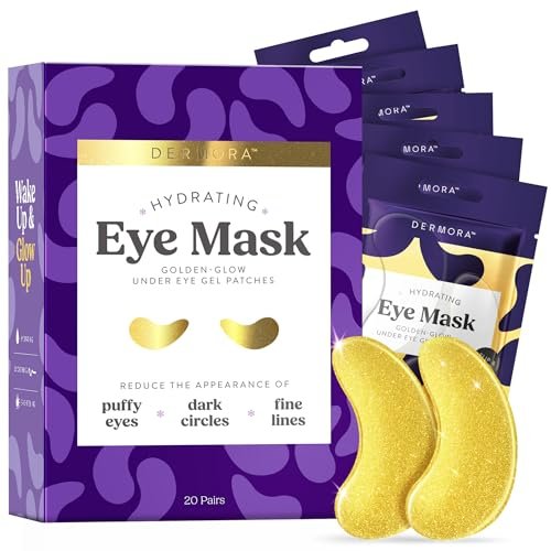 dermora golden glow under eye patches | rejuvenating treatment...