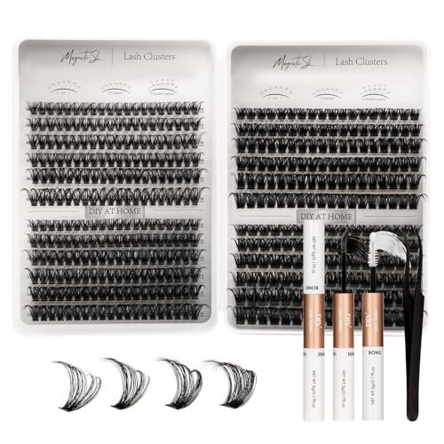 Lash Clusters 564pcs Eyelashes Clusters Extensions Kit 11-20mm... lash clusters 564pcs eyelashes clusters extensions kit 11 20mm...