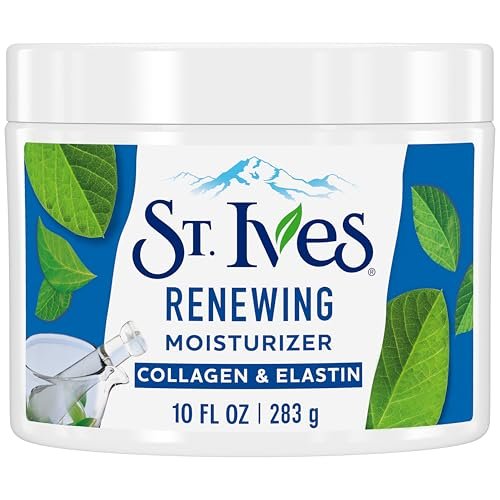 st. ives face moisturizer cream, collagen and elastin, renewin...