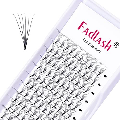 volume lash extensions 6d 10d 16d pointed base middle stem pre...