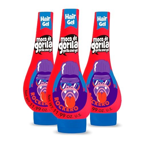 moco de gorila explosive rocker hair styling gel, long lasting...