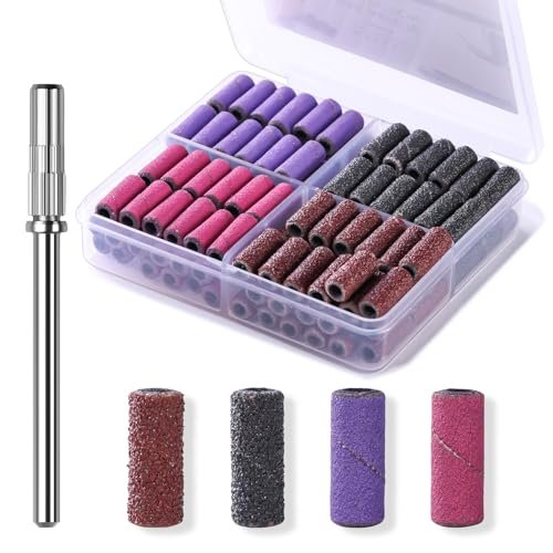 makartt nail drill bits sanding bands for nail drill 100 pcs...