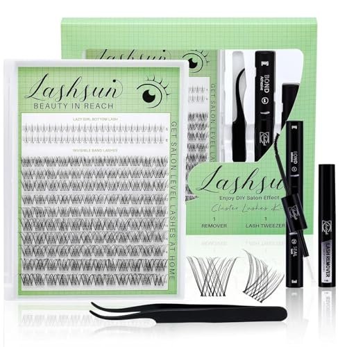 lashsun venus lash clusters kit eyelash clusters 5 6mm bottom...