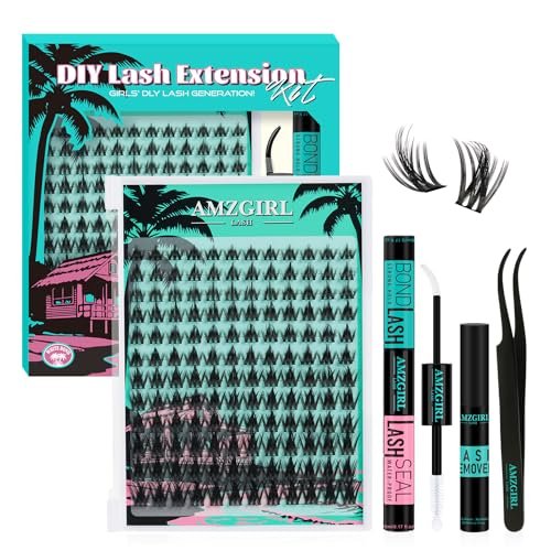 fairy eyelash clusters diy 144pcs lash extension kit natural l...