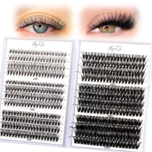 lash clusters 480 clusters 10 20mm false eyelash 60d 80d 100d...