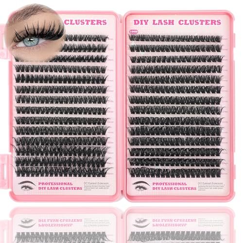 lash clusters kit, 560 pcs eyelashes clusters kit 9 16mm indiv...