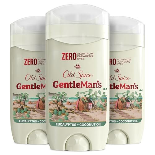 old spice gentleman's aluminum free dry feel deodorant for men...