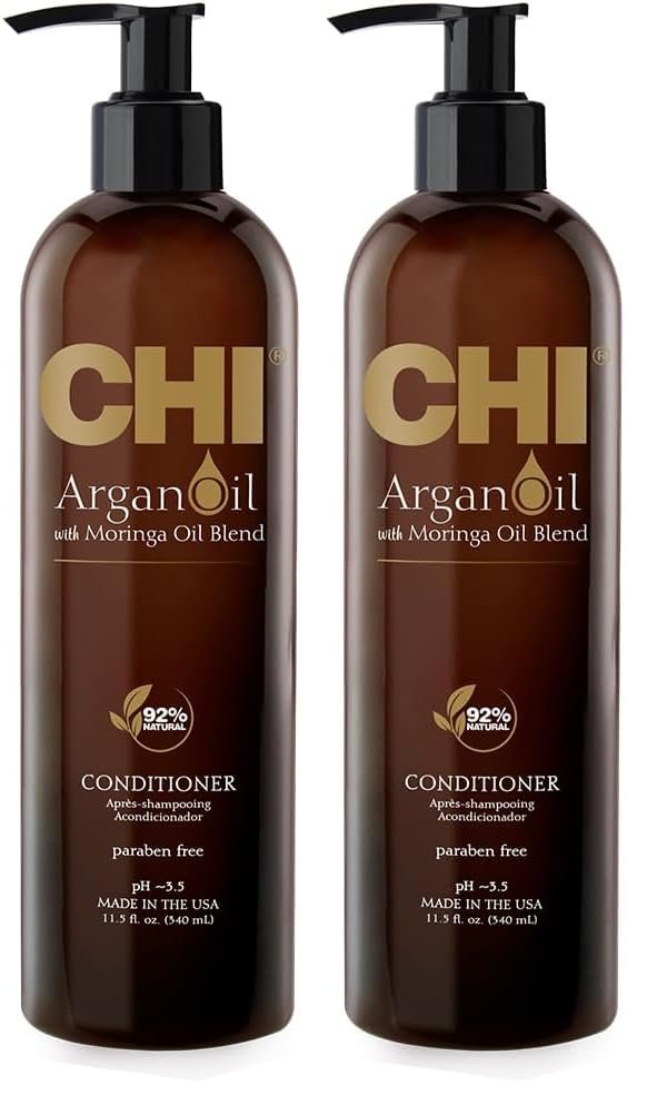chi argan oil conditioner, replenishes hair moisture, enhances...