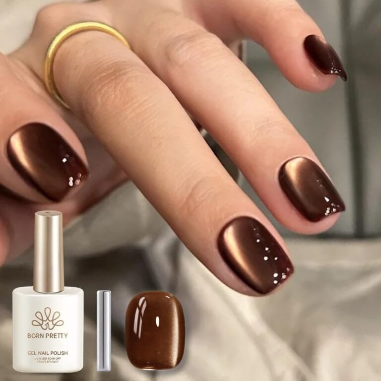 born pretty brown cat magnetic eye gel nail polish jelly glass...