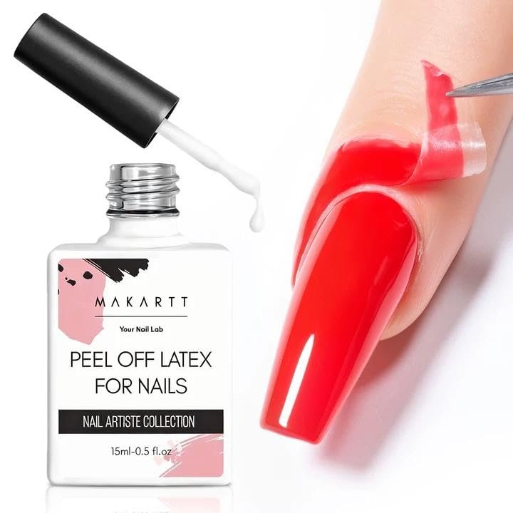 makartt liquid latex for nails: nail polish barrier peel off f...