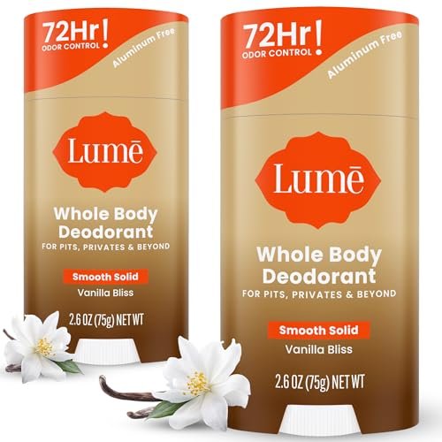 lume whole body deodorant smooth solid stick 72 hour odor...