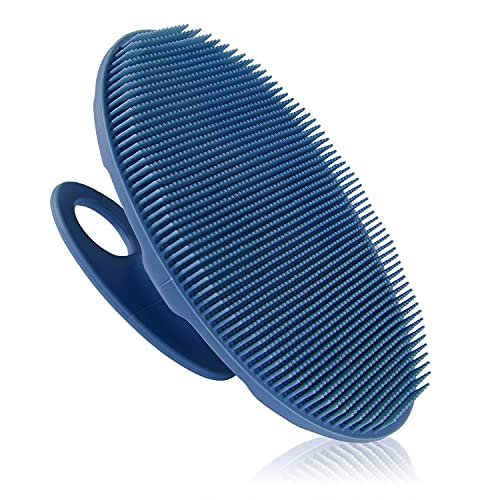 food grade soft silicone body cleansing brush shower scrubber,...
