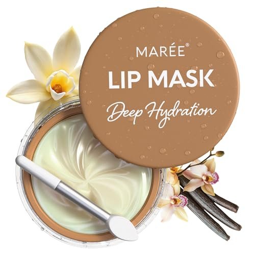 maree lip mask overnight vanilla lip moisturizer for very dr...