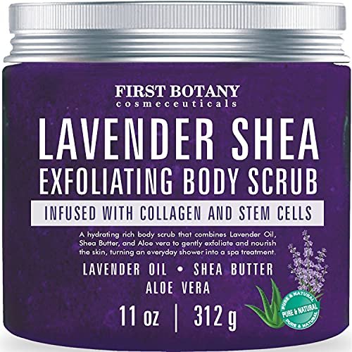 first botany body scrub natural exfoliating salt scrub & bod...