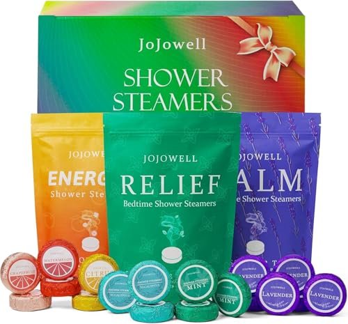 jojowell shower steamers aromatherapy 18 pack birthday gifts...