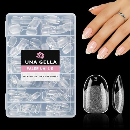 una gella short oval round nail tips pre etched short oval gel...