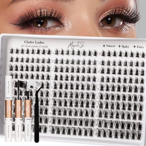 lash clusters 240pcs manga lash extension kit 10 18mm cluster...