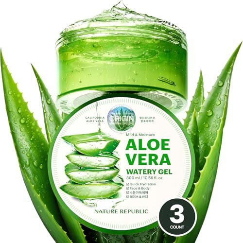 nature republic mild & moisture aloe vera watery gel | hydrati...