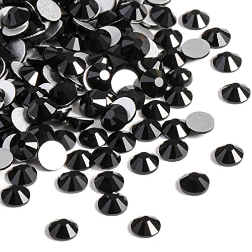 beadsland 2880pcs flat back crystal rhinestones round gems for...