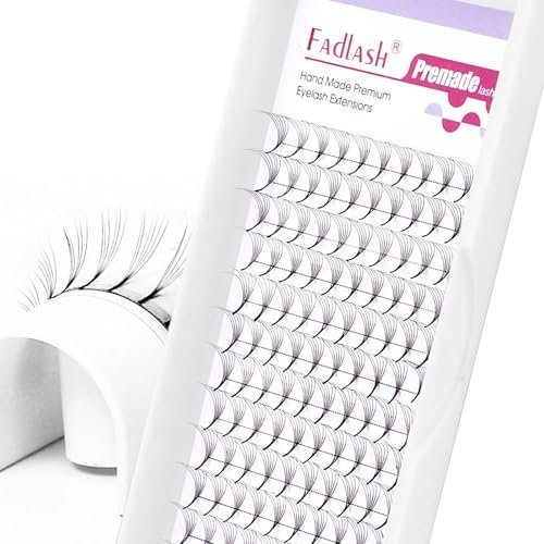 fadlash premade lash fans c curl premade fans eyelash extensio...