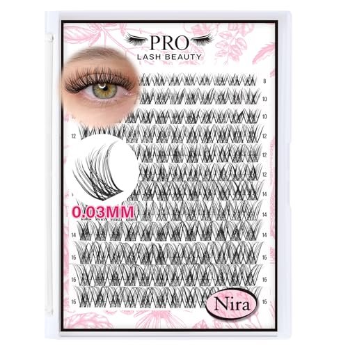 prolashbeauty natural lash clusters wispy lashes invisible ban...