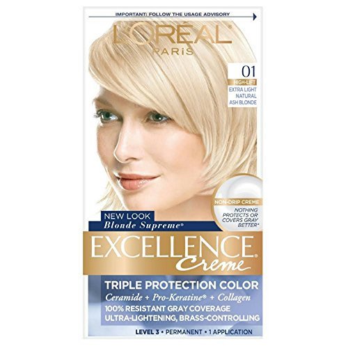 l'oreal paris excellence creme haircolor, extra light ash blon...