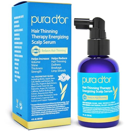 pura d'or hair thinning therapy energizing scalp serum 4oz w/c...