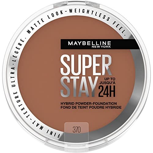 maybelline super stay up to 24hr hybrid powder foundation, med...