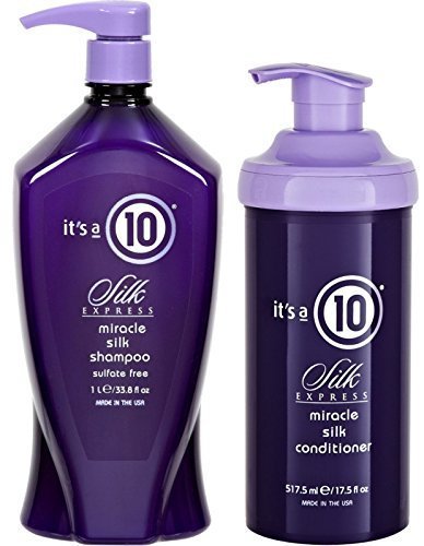 it's a 10 ten miracle silk express duo: shampoo 33.8 oz & cond...