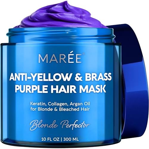 maree anti yellow purple hair mask for damaged hair purple d...