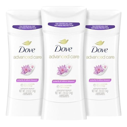 dove advanced care antiperspirant deodorant stick waterlily &...