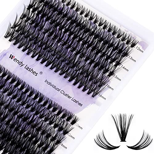 diy lash clusters for using at home: 240 pcs, wendy, natural,...