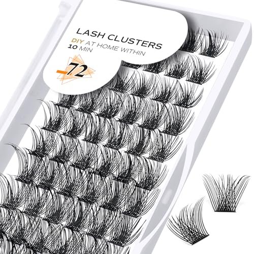 lash clusters b02 d curl 16mm diy eyelash extensions 72 cluste...