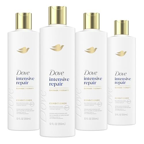dove conditioner intensive repair 4 count for damaged hair bio...