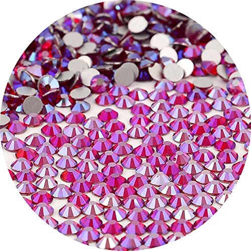 ncb nancybeads 1500pcs flatback round glass nail art rhineston...