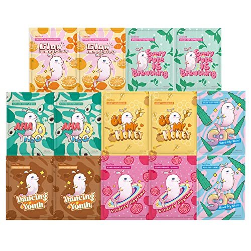 zealsea face masks skincare for women, variety bulk facial she...