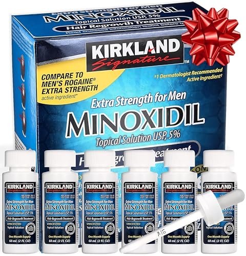 minoxidil liquid extra strength hair regrowth treatment for me...