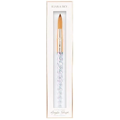 kiara sky kolinsky acrylic nail brush #18 – pure kolinsky sabl...