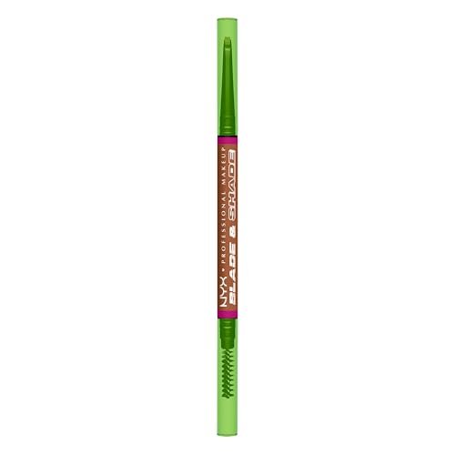 nyx professional makeup blade & shade brow pencil, nano mechan...