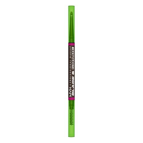 nyx professional makeup blade & shade brow pencil, nano mechan...
