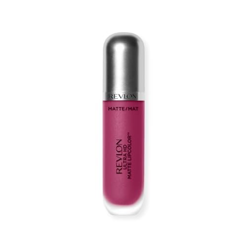 revlon ultra hd matte lipcolor, velvety lightweight matte liqu...