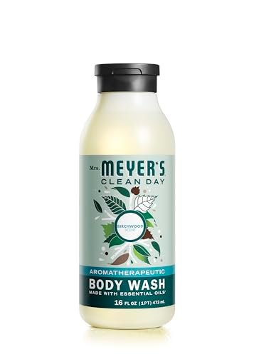 mrs. meyer's body wash, birch wood, 16 oz