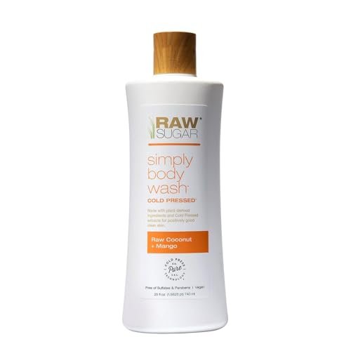 raw sugar simply body wash, bath soap, formulated without sulf...