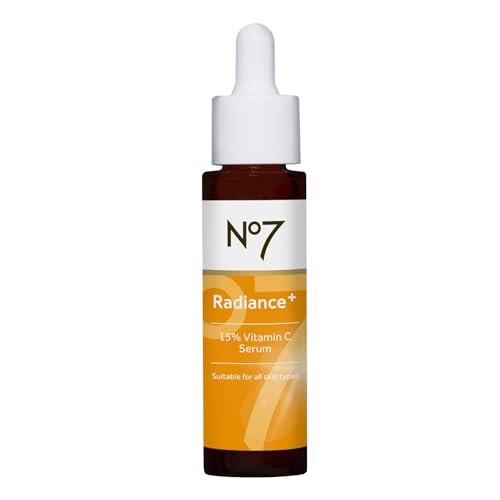 no7 radiance+ 15% vitamin c serum radiance boosting face ser...