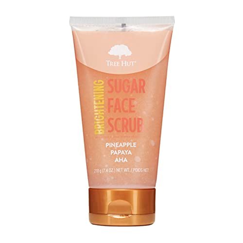 tree hut pineapple & papaya brightening face scrub | deep clea...