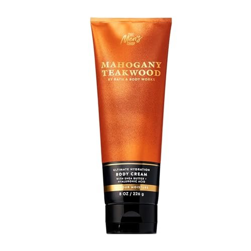 Bath & Body Works Men’s Body Cream, Mahogany Teakwood Scent, U... bath & body works men’s body cream, mahogany teakwood scent, u...