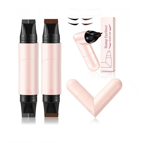 Nberuionre 2 PCS Dual-Ended Eyeliner Stamp, Easy to Apply Cat... nberuionre 2 pcs dual ended eyeliner stamp, easy to apply cat...
