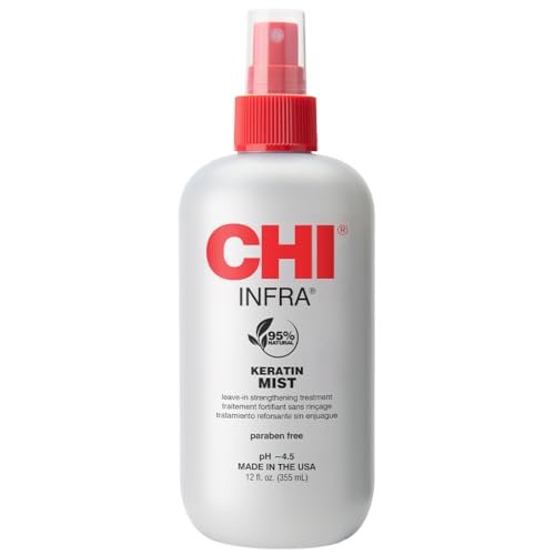 chi keratin mist, strengthening hair spray for restoring softn...
