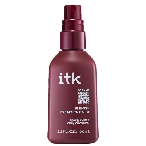 itk skincare 2% salicylic acid spray for face & body acne bl...